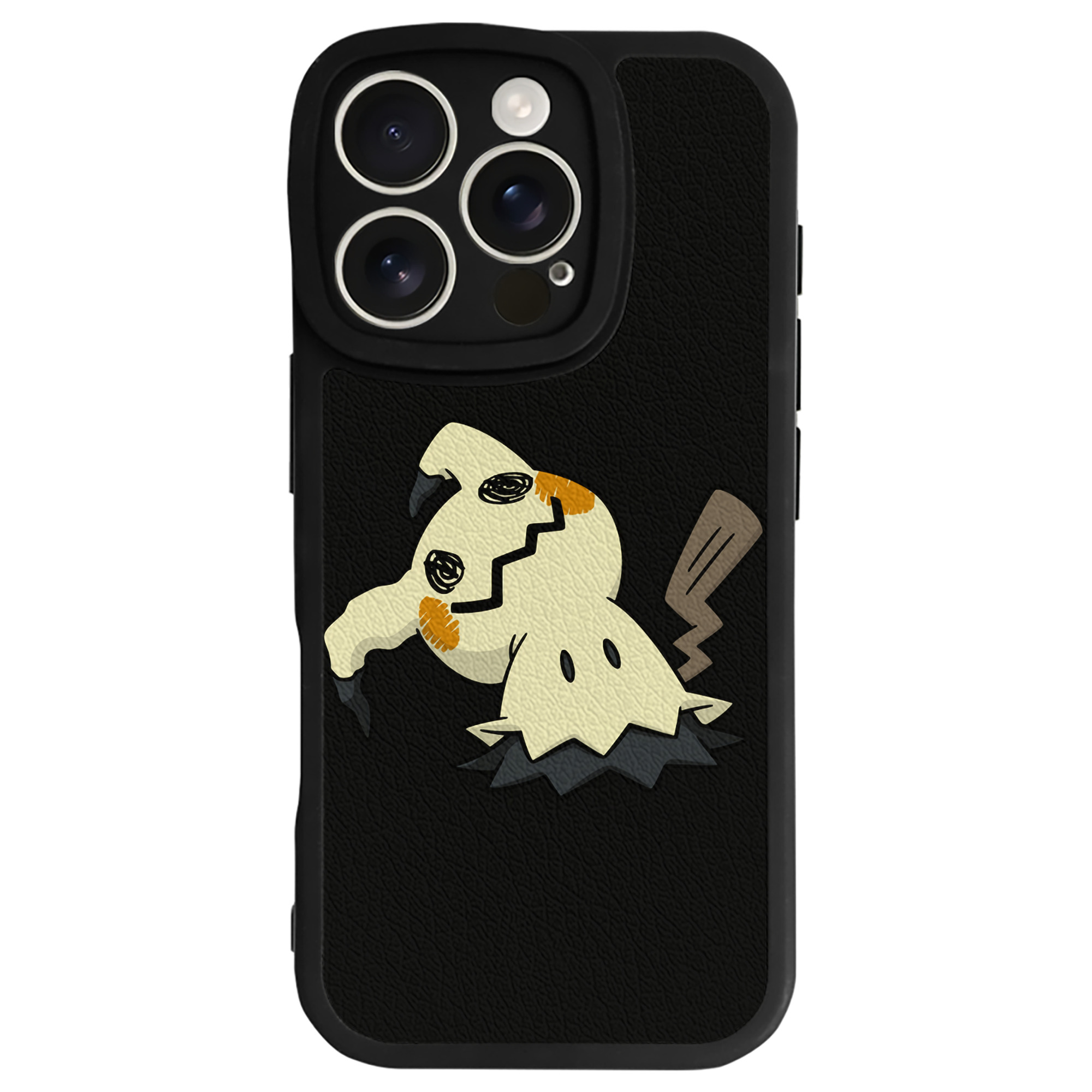 （画像用） ポケットモンスター Pokémon 【iPhone 16シリーズ対応】シリコンスマホケース（レザー調） 材質：シリコン
